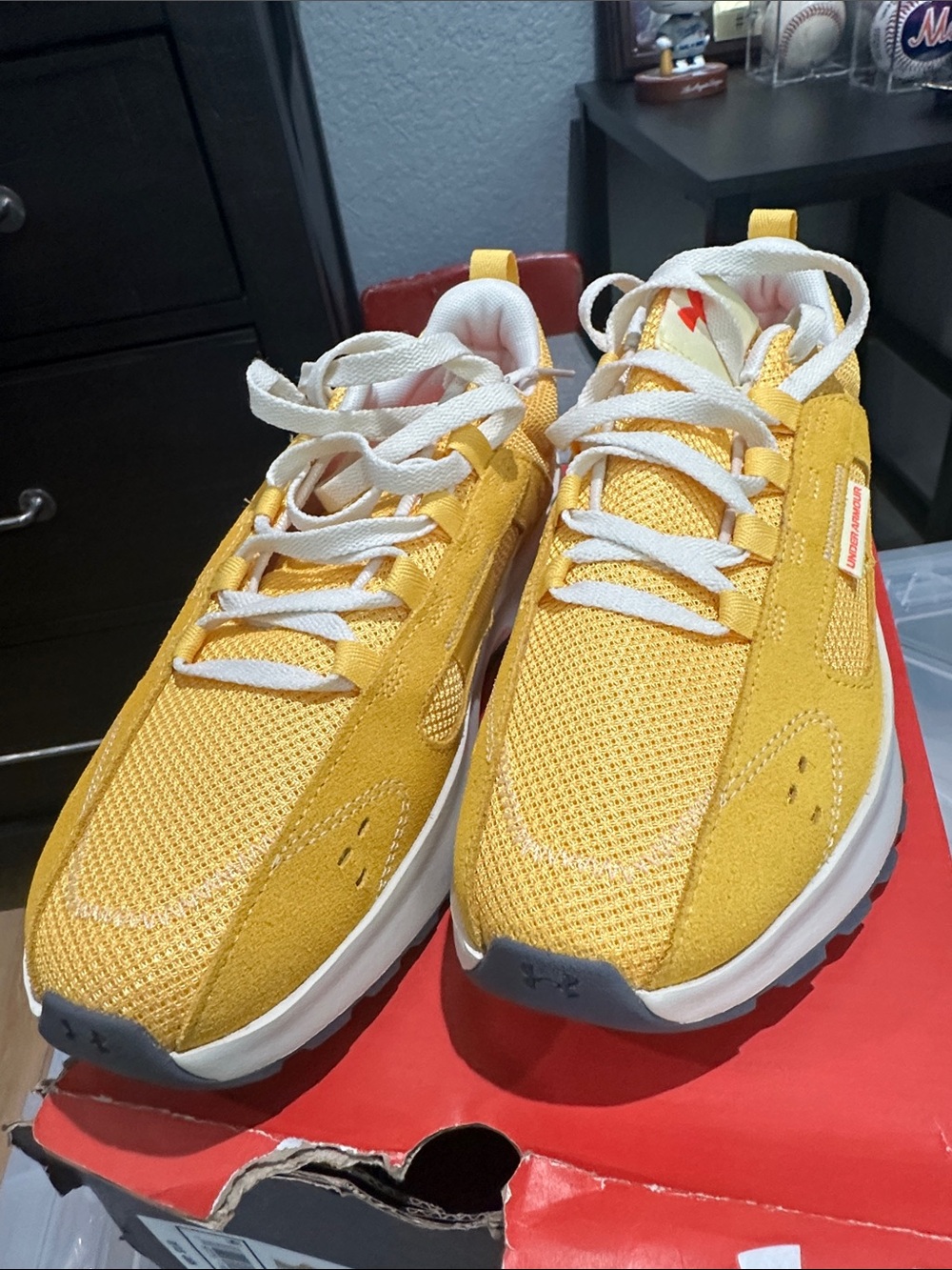 Under Armour UA W Street Mirage Tan/Gold Sneakers (Size 10)
